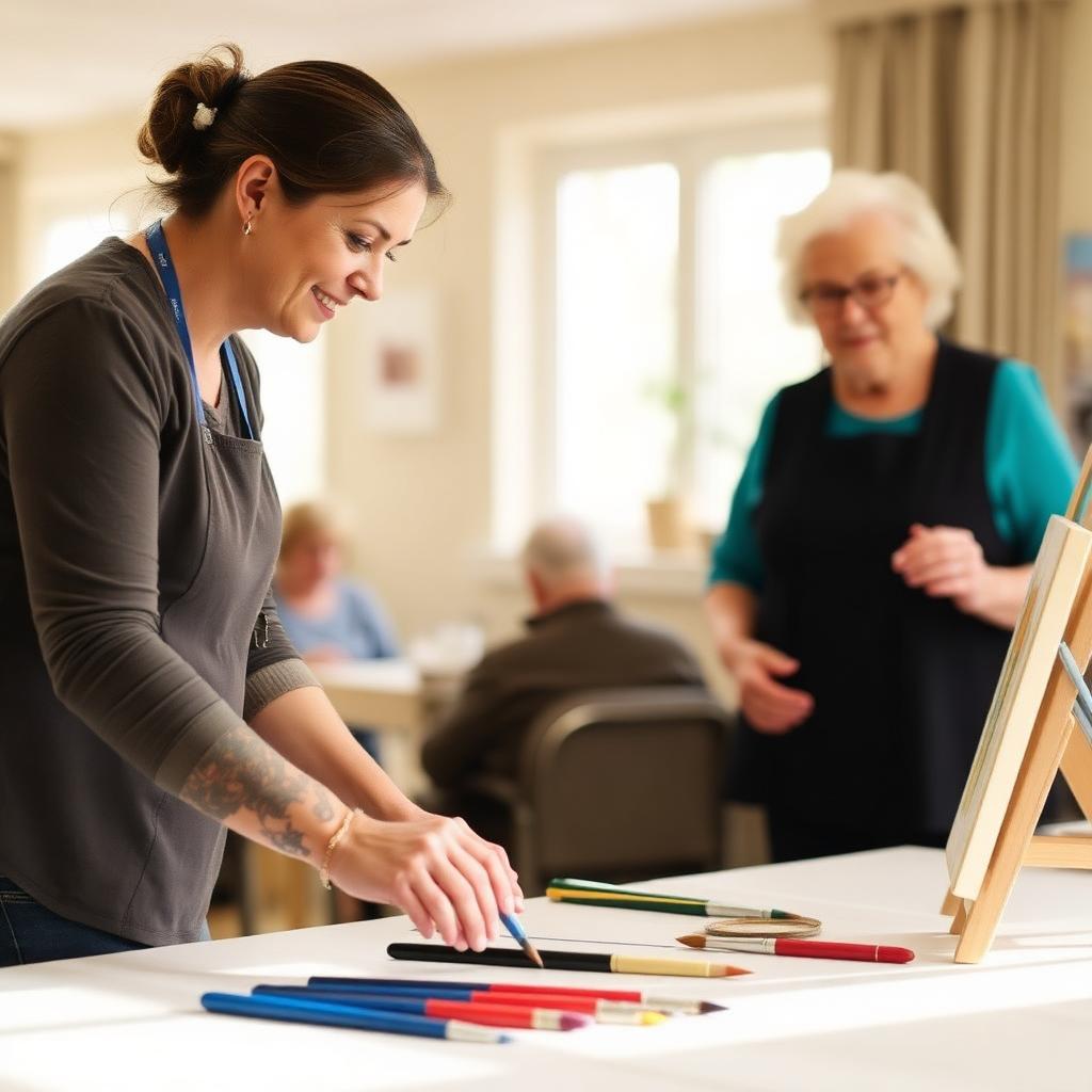 Aged Care Activity Calendar: 12 Painting Sessions That Work